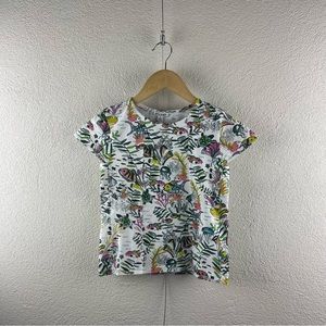 Art & Eden l 7 Kid’s Girls’ Colorful Sketchy Art Organic Waterworld Brianna Top